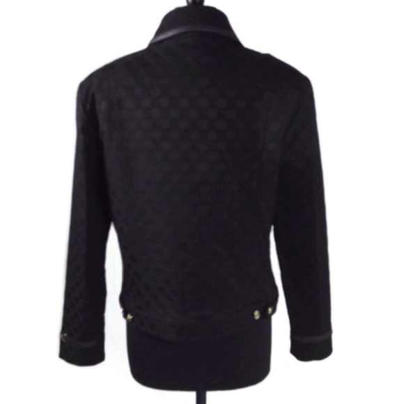 ST. JOHN  BLACK Sporty Sports Jacket M Medium - Picture 3 of 8